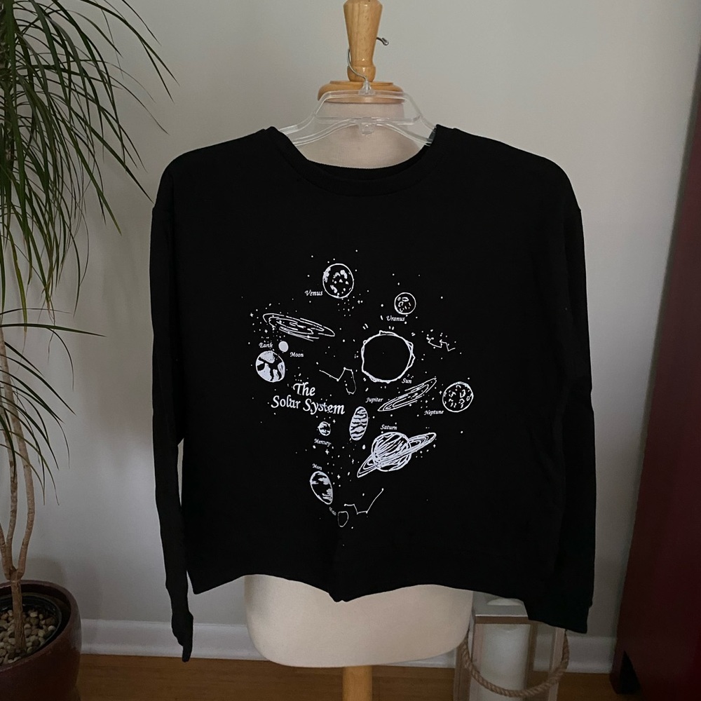 ASOS petite solar system sweatshirt